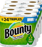 Bounty Select-A-Size Paper Towels, White, 8 Triple Rolls = 24 Regular Rolls